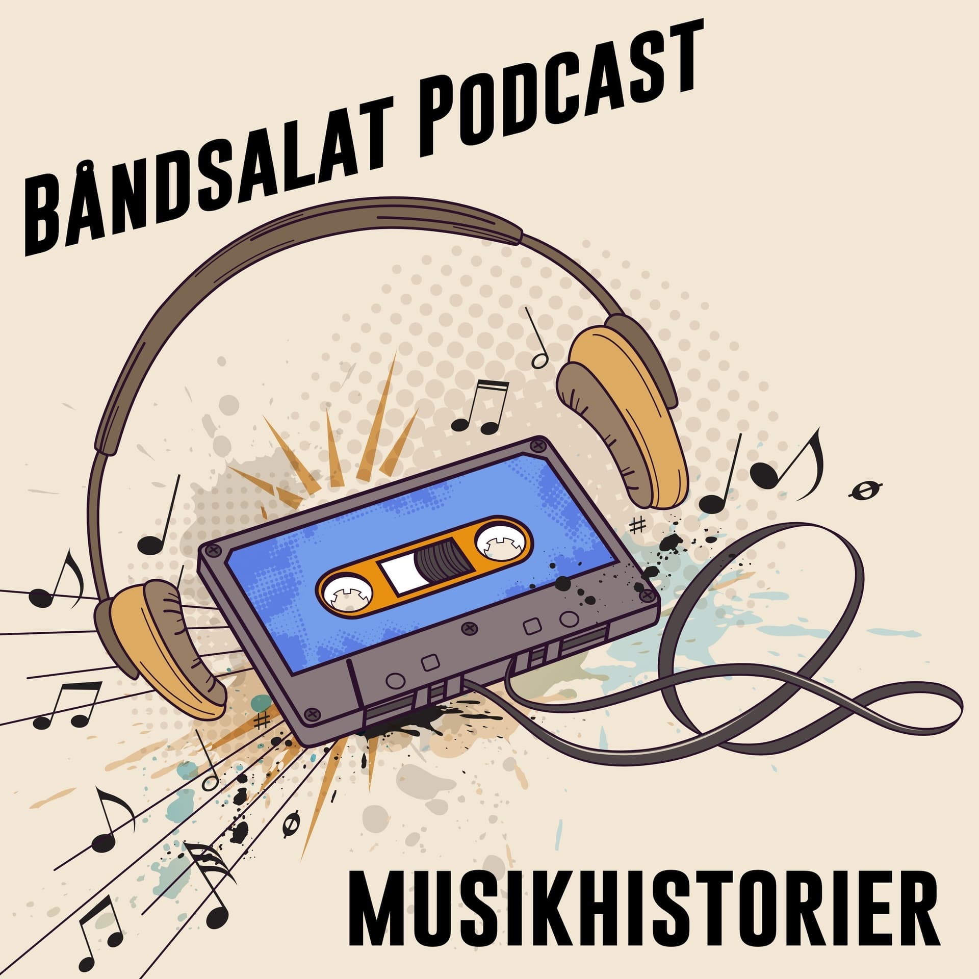 Båndsalat Podcast Musikhistorier - Podcast