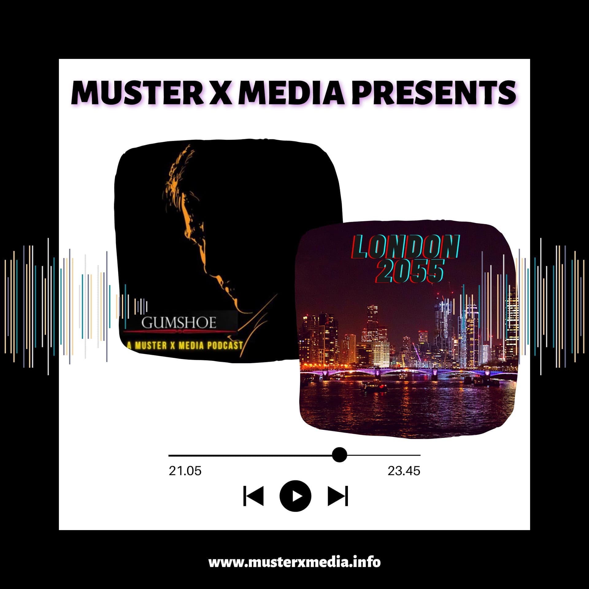 Muster X Media Presents: Gumshoe & London 2055 - Podcast