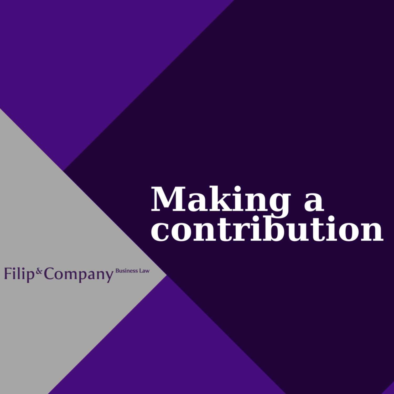 Making a contribution - Podcasts