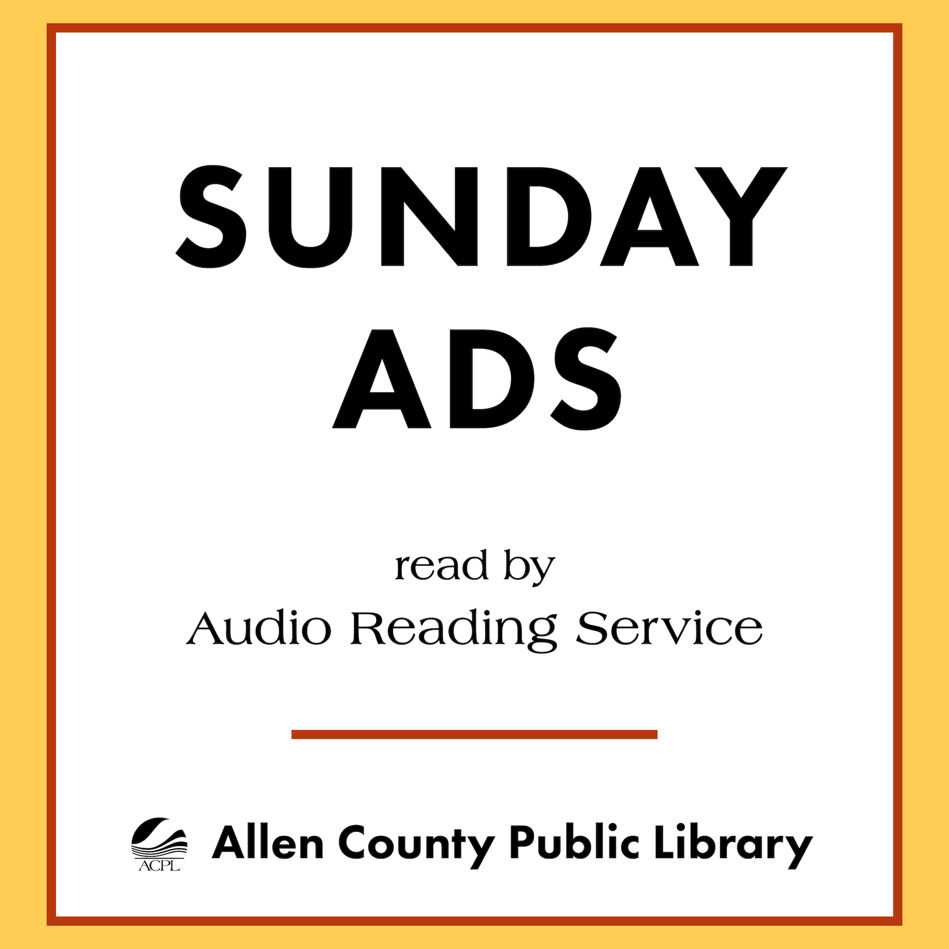 Sunday Ads - Podcasts
