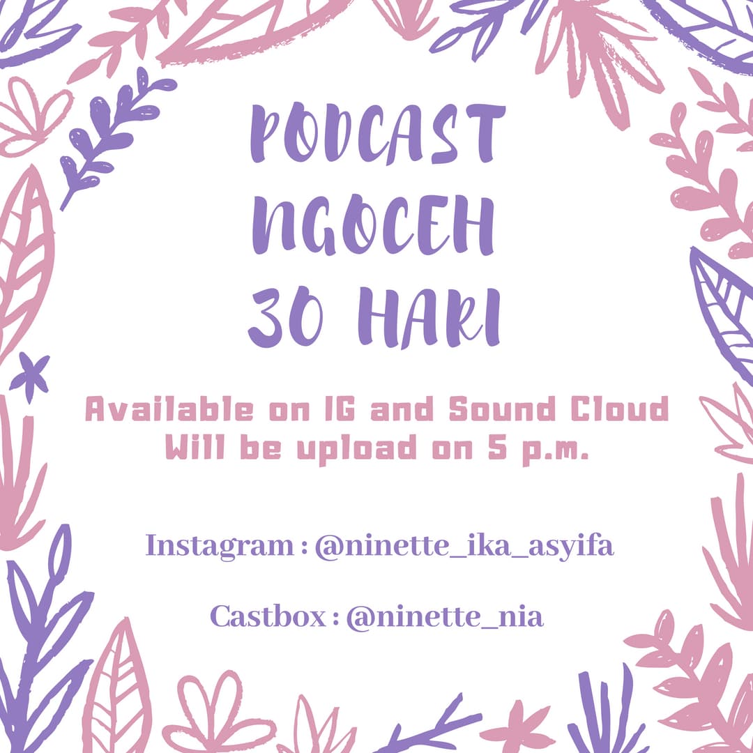 Ngoceh 30 Hari - Podcasts