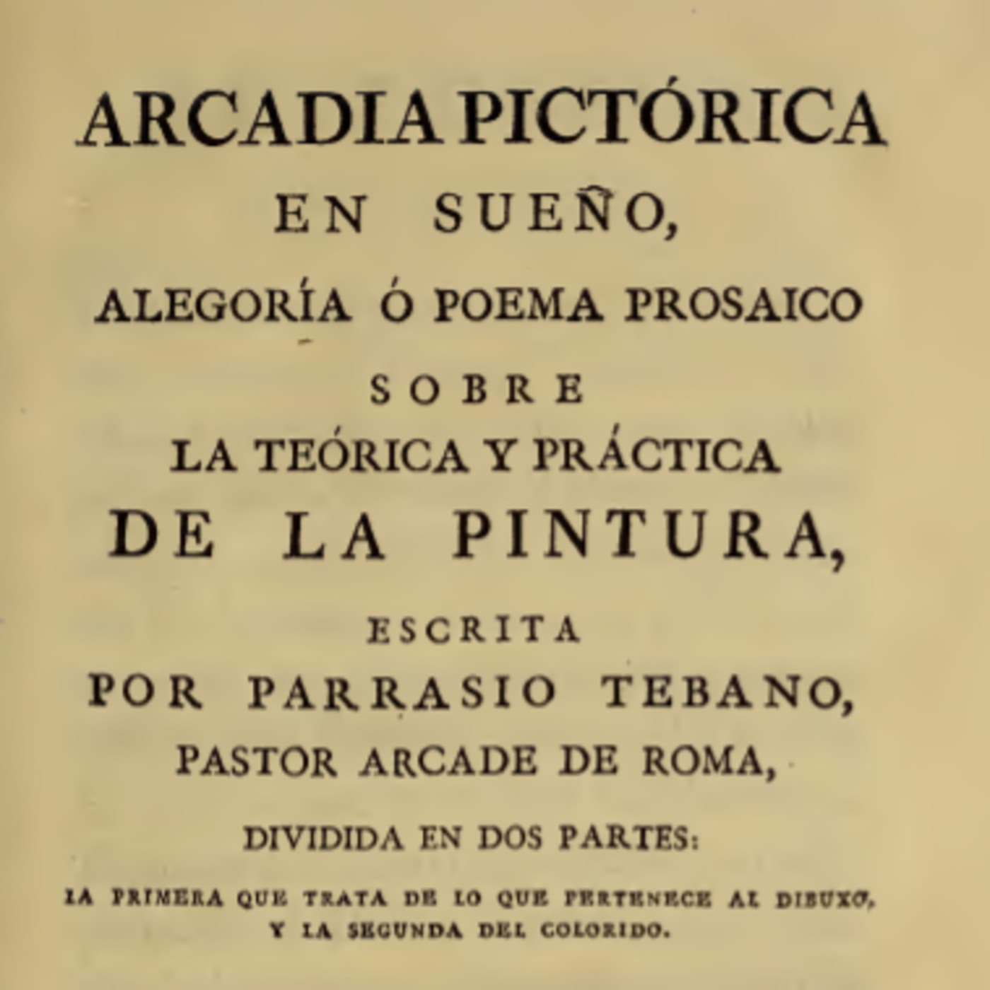 Arcadia Pictórica de Francisco Preciado de la Vega - Podcasts