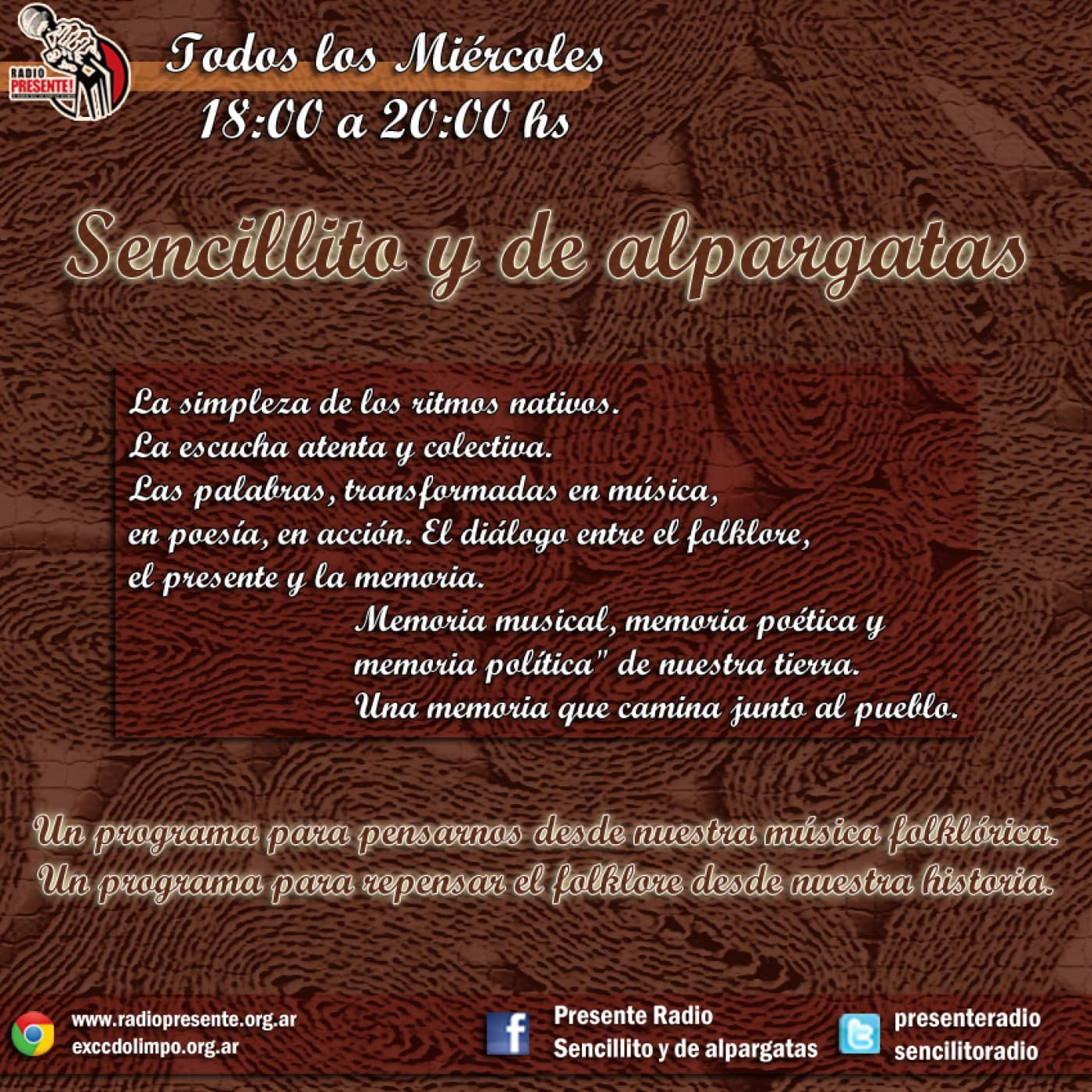 Sencillito y de alpargatas - Podcasts