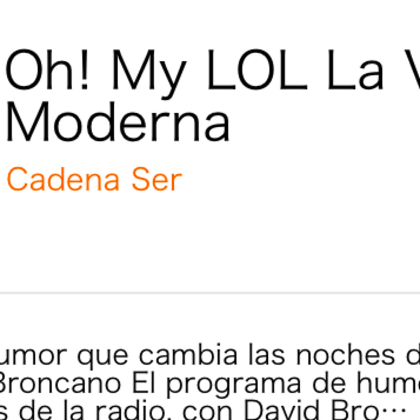 Programa de Test - Podcasts
